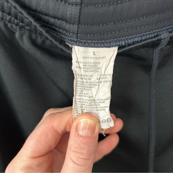 Saucony Black Joggers Running Leggings Elastic Waistband Men’s Size Large - Picture 6 of 8